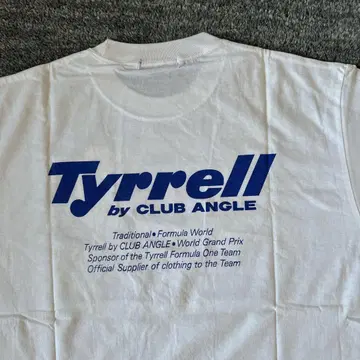 미사용품 tyrrell 티셔츠 화이트 L 영국 유니언 잭