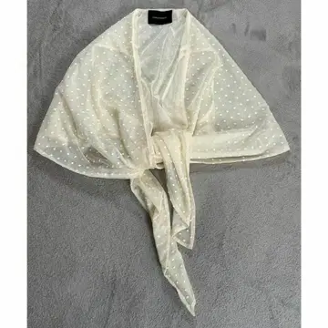 라그남 문 도트 무늬 숄 결혼식 2차 모임 볼레로 가디건 겉옷