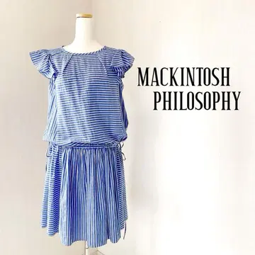 MACKINTOSH PHILOSOPHY 스트라이프 원피스 드레스
