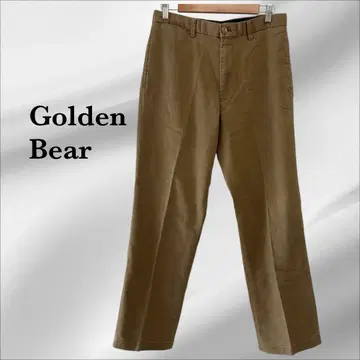 골든 베어 'Golden Bear' 치노 팬츠 캐주얼 팬츠 [M] 브라운
