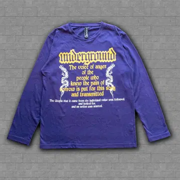 vintage 밴딩 T 롱 T THE BREAKERS 퍼플