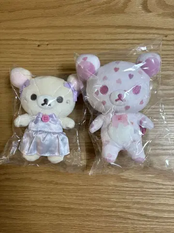 코리락쿠마 매달린 봉제 인형 2개