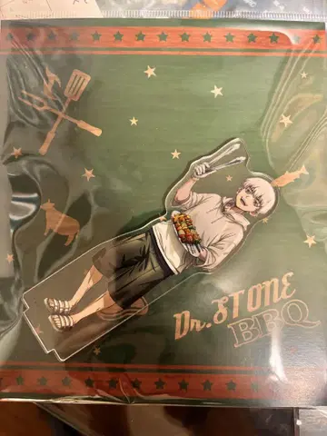Dr.stone 닥터 스톤 아크릴 스탠드 BBQ 깃털