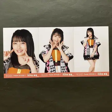 무카이 미네 AKB48 브로마이드 월별 3장 컴프 7