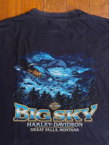 00s 할리데이비슨 반팔 티셔츠 XL 구제 의류 madeinUSA