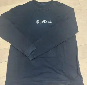 PhaTrnk 블랙 긴팔 셔츠