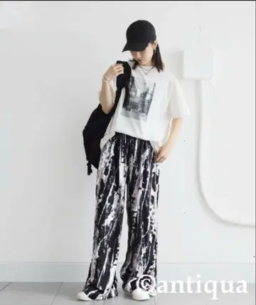 안티카 타이다이 패턴 팬츠