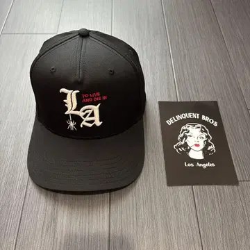 LA Spider Cap 타투 스튜디오 야마다 모리시타 나오야 착용