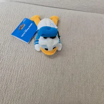 도널드 덕 봉제 인형 약 10cm 택 포함