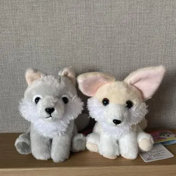모후토 늑대 모두 친구 ST 봉제 인형 2개 세트