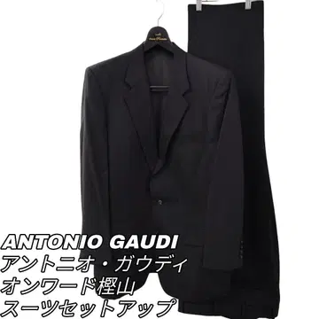 917 ANTONIO GAUDI 셋업 수트 블랙 울 100%