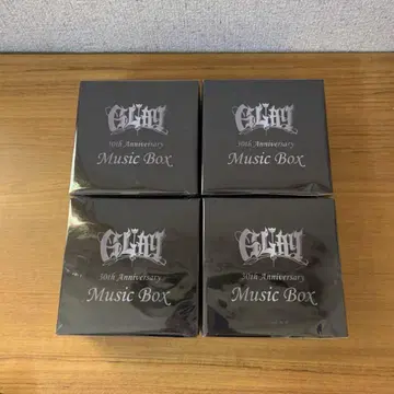 GIGO 한정판 GLAY 30th MUSIC BOX 4종 세트