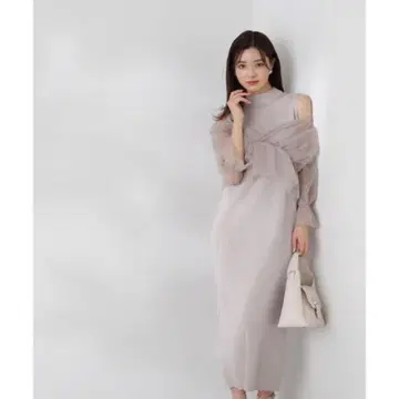 2WAY 시어 레이어드 니트 원피스