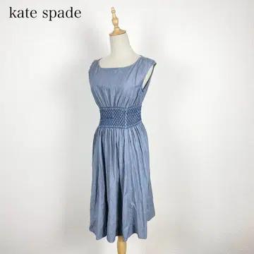 kate spade new york 허리 개더 플레어 원피스