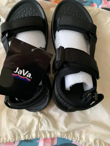 JaVa. 블랙 스포츠 샌들 23