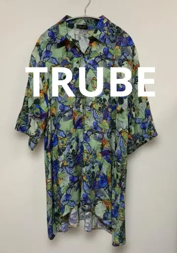TRUBE 꽃무늬 롱 셔츠