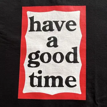 have a good time 티셔츠 M 사이즈 블랙