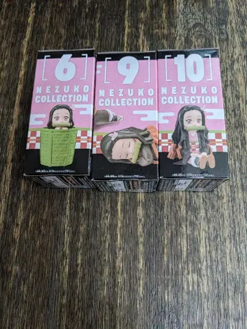 NEZUKO COLLECTION 피규어 세트 6, 9, 10