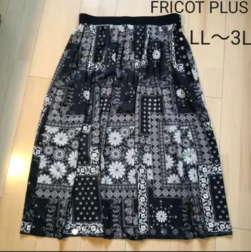 새상품 크레오스 FRICOT PLUS 롱 스커트 13호 LL~3L