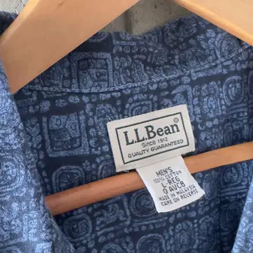 새상품급 Vintage LLBEAN 오픈 카라 셔츠 올 패턴