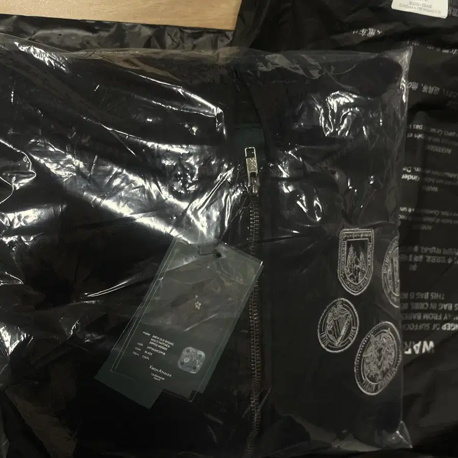 【Undermycar】25ss Burning Wasteland Multi Patched Hoodie UNDERMYCAR] 25SS BURNING WASTELAND MULTI PATCHED ZIPPED