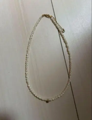 핸드메이드 펄 목걸이