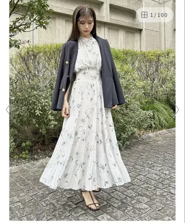 스나이델 SNIDEL Sustainable 20주년 프린트 원피스