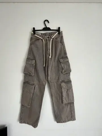 자라 배기 카고 데님 y2k