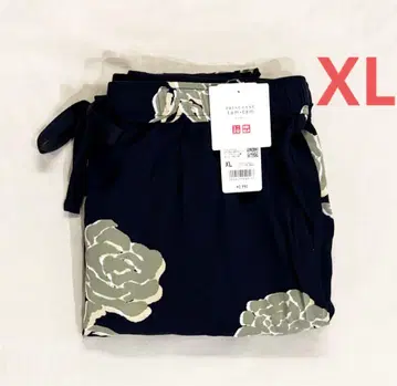 유니클로 프린세스 탐탐 드레이프 이지 팬츠 XL 사이즈 네이비 유니클로