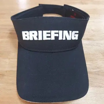 BRIEFING 블랙 바이저 미국 국기 자수
