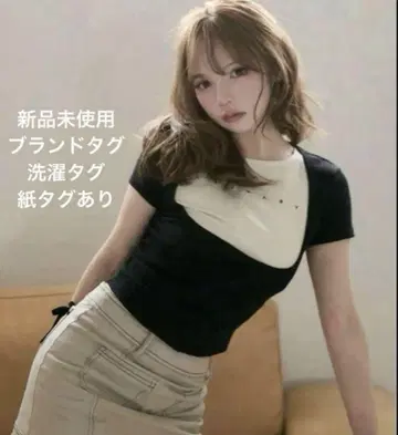 앤드메리 메리 로고 탑 블랙 앤드메리
