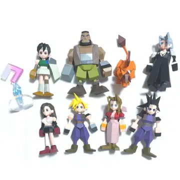 FF7 복권 D상 G상 미니 피규어 8종 세트 시크릿/자크 포함