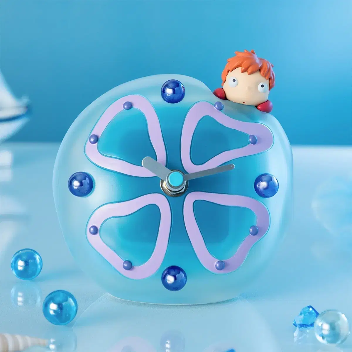 Ponyo on the Cliff Jellyfish Table Clock New on Bunjang Global Site.
