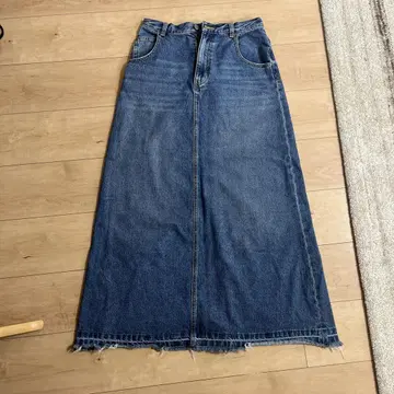 Le Denim 데님 롱 스커트 38