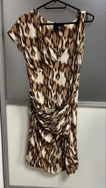 justcavalli 원피스 미니 원피스 패턴 원피스