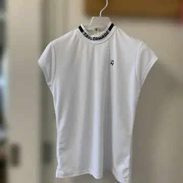 TAYLORMADE 여성용 하이넥 셔츠 화이트