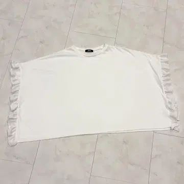 RyuRyu 판초 티셔츠 컷소 프릴