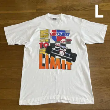 90s USA제 BEST F-1 티셔츠 L 화이트 CAR QUEST