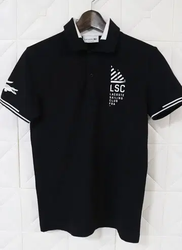 LACOSTE 라코스테 남성용 피케 셔츠 LSC 2 블랙 검정
