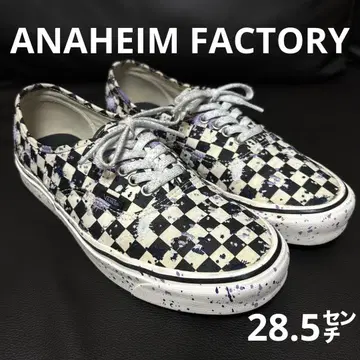 VANS ANAHEIM AUTHENTIC 페인트 스플래터 화이트 블랙