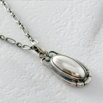 GEORG JENSEN 2009 이어 펜던트 실버 목걸이