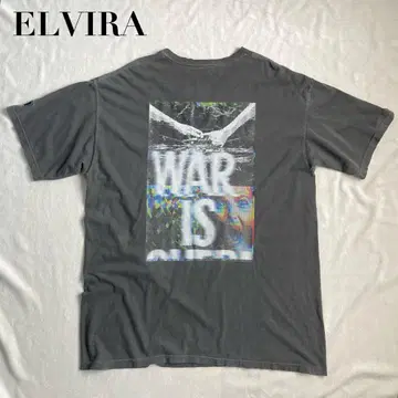 ELVIRA 엘비라 반팔 티셔츠 XL 백 프린트 war is over