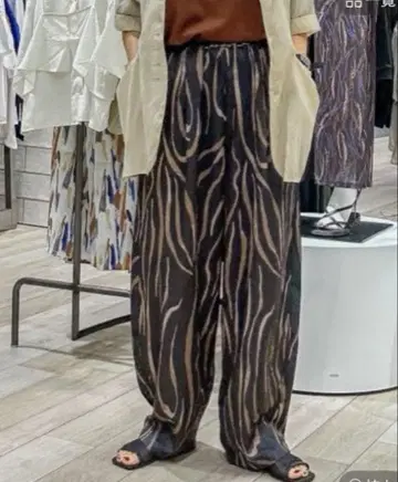 렙심 프린트 팬츠