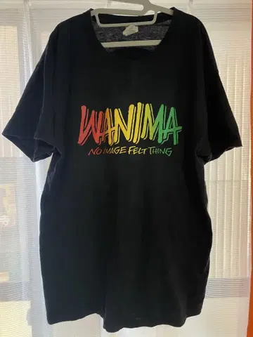 WANIMA 티셔츠 블랙