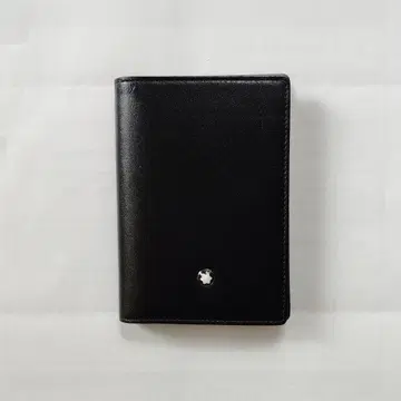 몽블랑 블랙 가죽 명함지갑