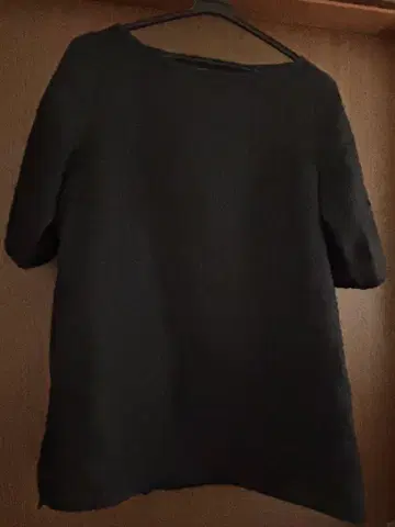fog linen work 린넨 100% 블랙 반소매