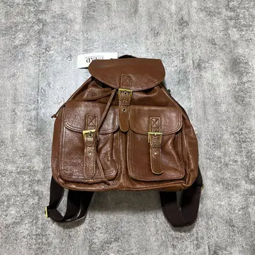 y2k 그런지 가죽 백팩 BAG