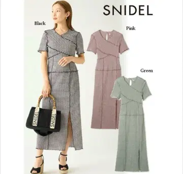 SNIDEL 멜로 컷 원피스