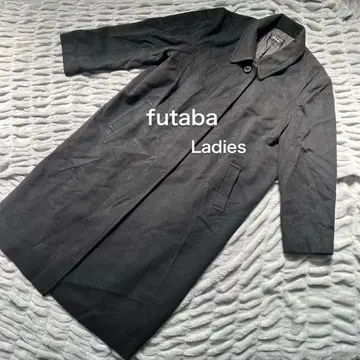 futaba 스텐 칼라 롱 코트 체스터 코트 여성용 F 사이즈