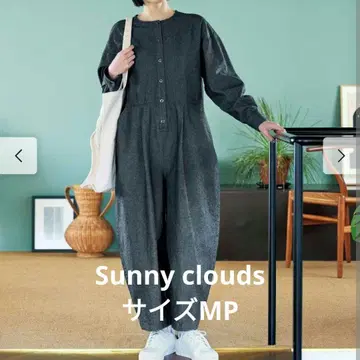써니클라우드 샴브레이 올인원 작업복 MP 인디고